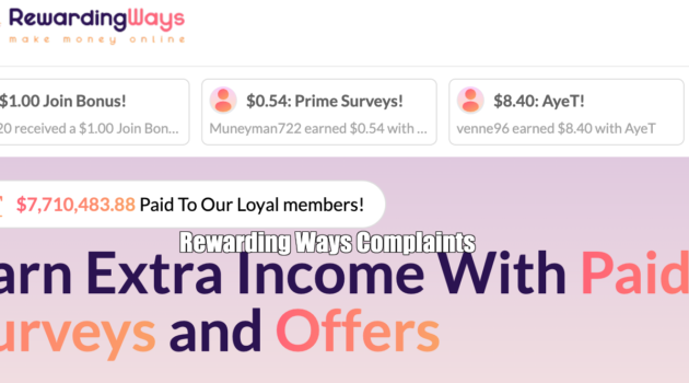 Rewarding Ways Complaints
